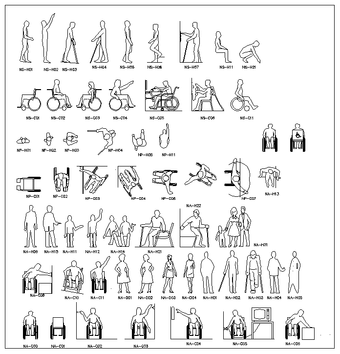 Accessibility facilities,blocks,details,design