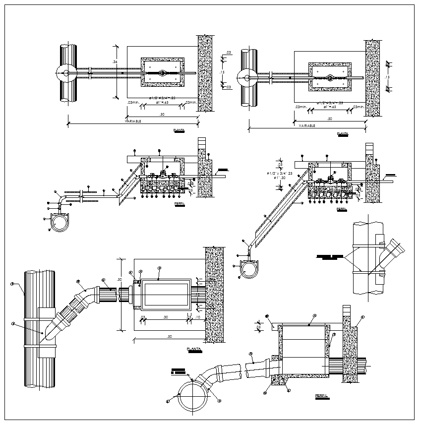 Plumbing Details&nbsp;,blocks,design,drawing
