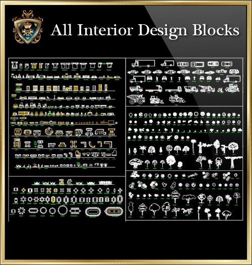 ★【All Interior Design Blocks 7】Luxury home, Luxury Villas, Luxury Palace, Architecture Ornamental Parts, Decorative Inserts & Accessories, Handrail & Stairway Parts, Outdoor House Accessories, Euro Architectural Components, Arcade