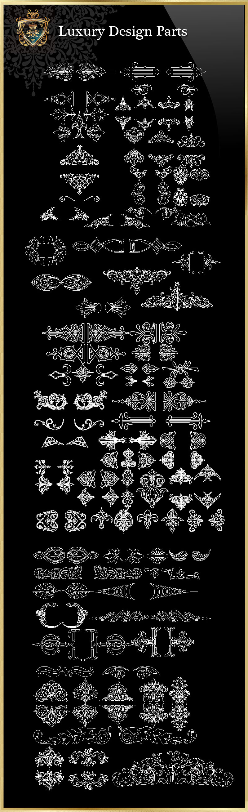 ★【Luxury Design Parts 5】Luxury home, Luxury Villas, Luxury Palace, Architecture Ornamental Parts, Decorative Inserts & Accessories, Handrail & Stairway Parts, Outdoor House Accessories, Euro Architectural Components, Arcade