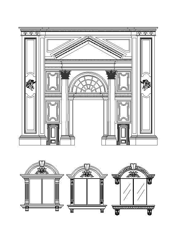 Architecture Ornamental Parts,Decorative Inserts & Accessories,Handrail & Stairway Parts,Outdoor House Accessories,Euro Architectural Components,Arcade,Architrave,fences,gates,railings,handrails,staircases,iron finials,balusters,Architecture Decoration Drawing,Decorative Elements,Interior Decorating,Neoclassical Interior Design