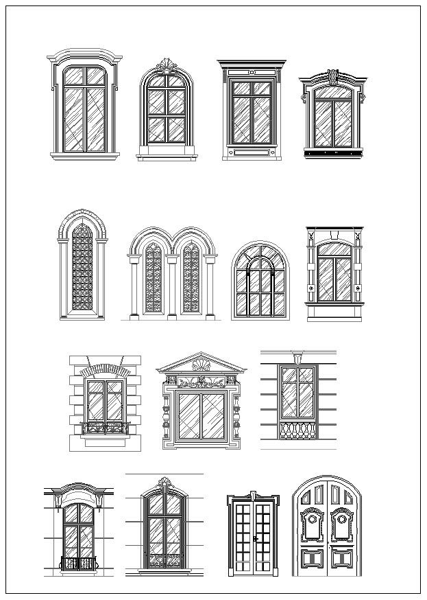 Door and Window Design,Architecture Ornamental Parts,Decorative Inserts & Accessories,Outdoor House Accessories,Euro Architectural Components,Architecture Decoration Drawing,Decorative Elements,Interior Decorating,Neoclassical Interior Design