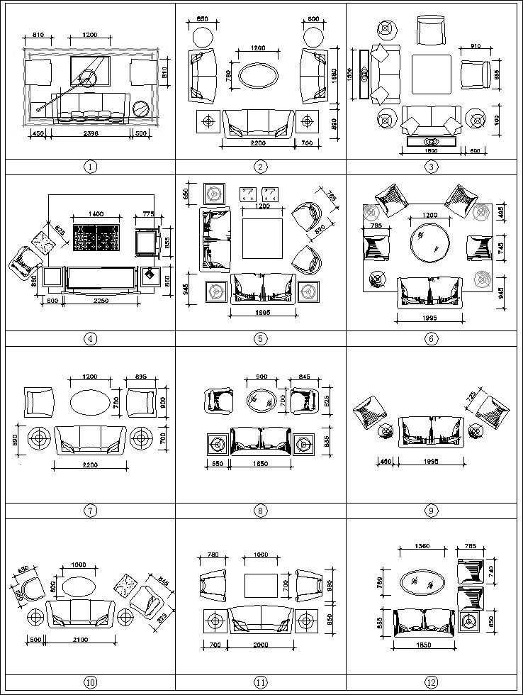 Best sofa blocks and elevation