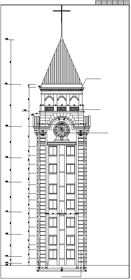 Church plan,elevation,details drawings 