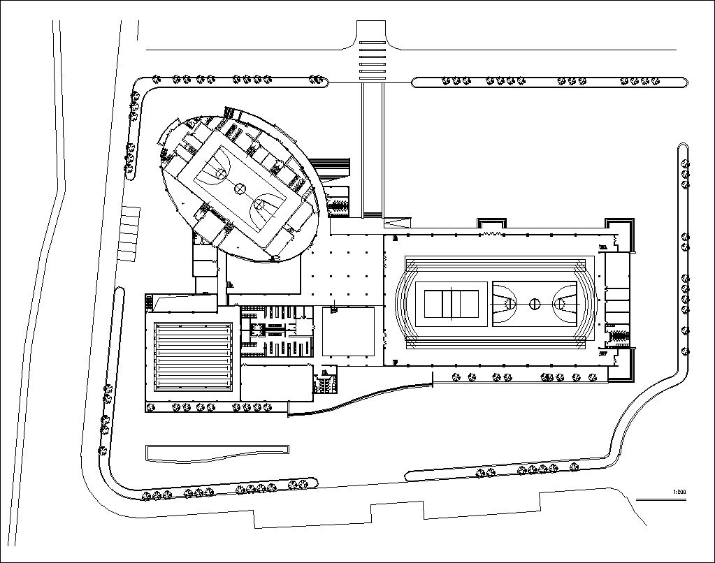 ★【Stadium Design Drawings】 Stadium Floor Plans and Drawings-Elevations, Design  concept, and Details