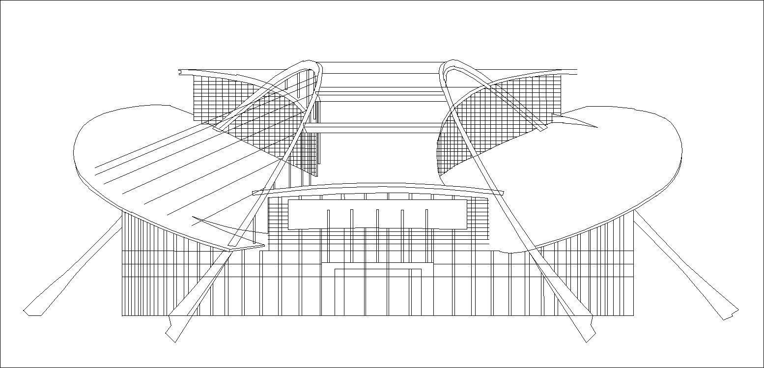 ★【Stadium Design Drawings】 Stadium Floor Plans and Drawings-Elevations, Design  concept, and Details
