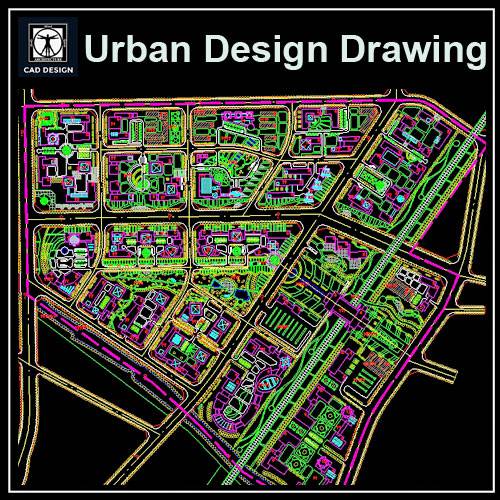 High-quality Urban Design Drawings download - City Planning/Urban City Design/Urban Graphics