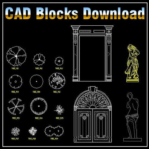Landscape Design 2D Blocks