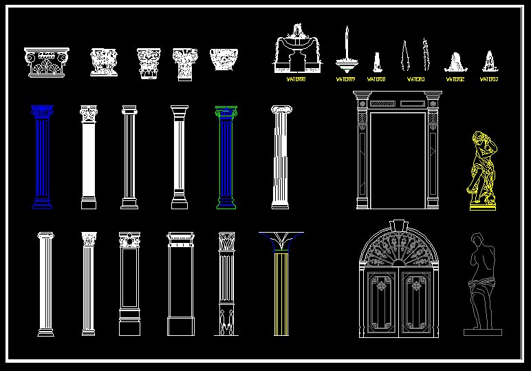 Landscape Design 2D Blocks