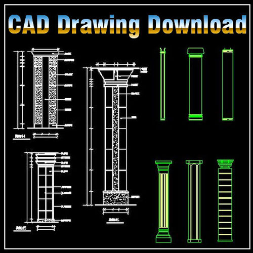 Column Design Drawing