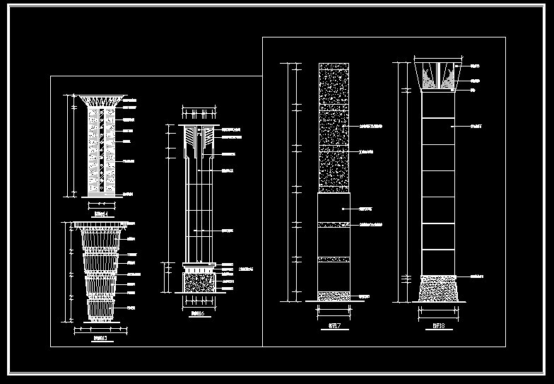 Column Design Drawing