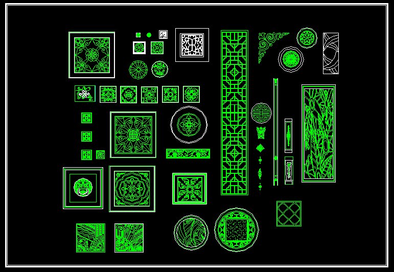 ★【Chinese Classic grilles design】★