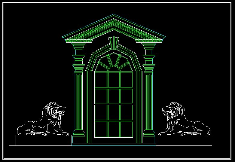 Architecture Decoration Drawing