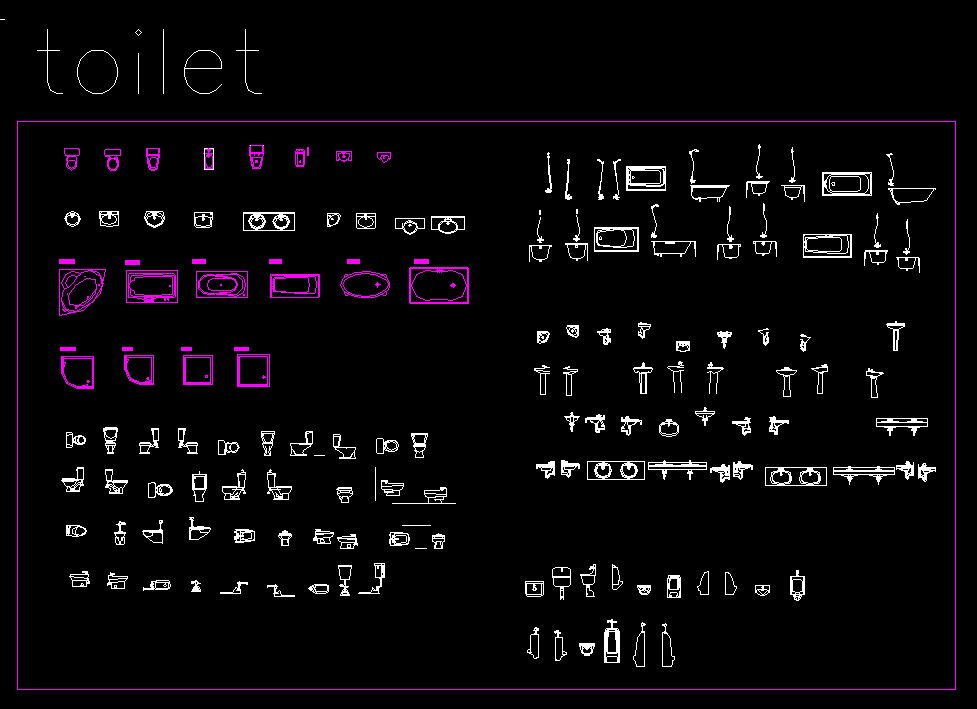 Super Autocad Mixed Blocks